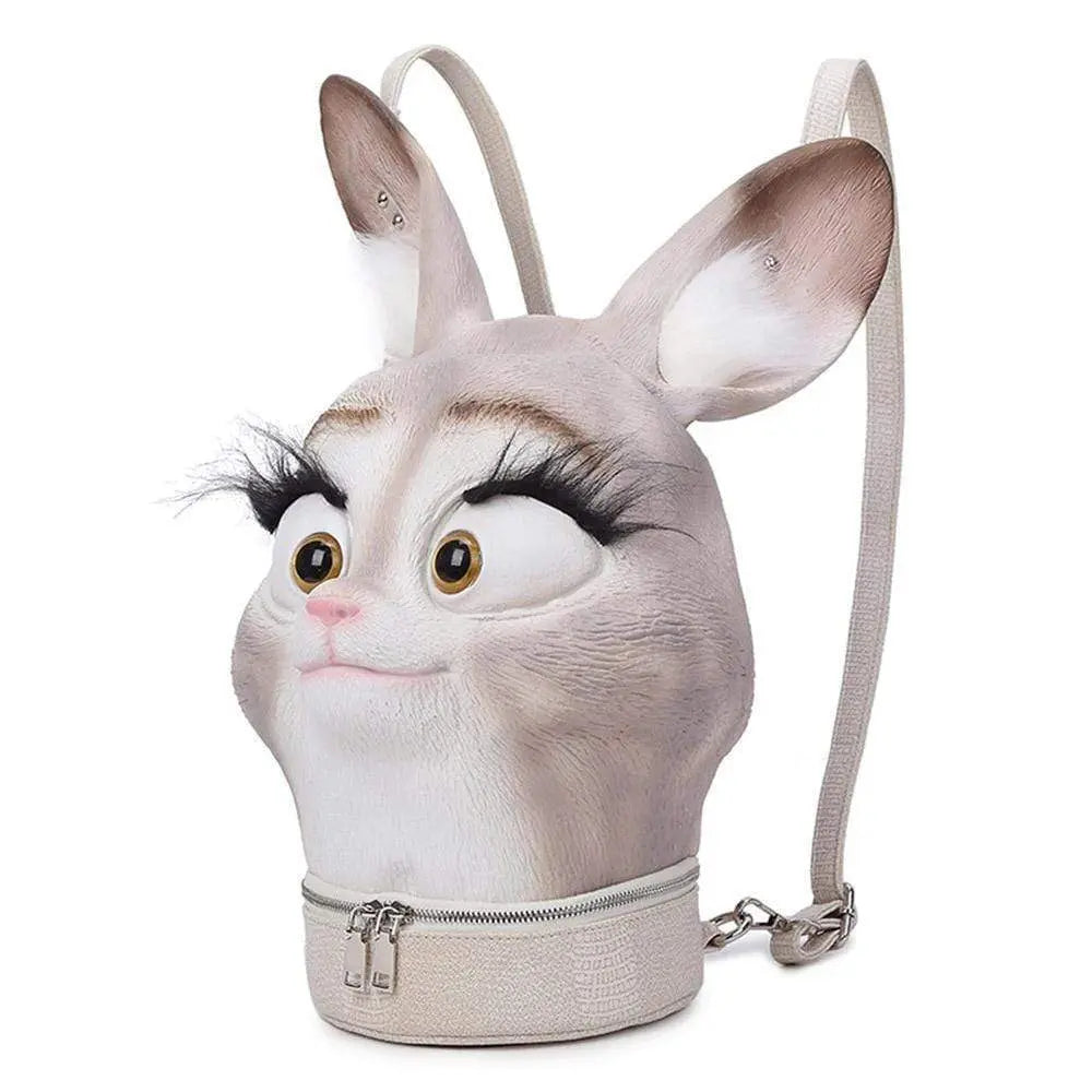 Cartoo Cute Rabbit Fashion Punk Backpack Gift Bags-1