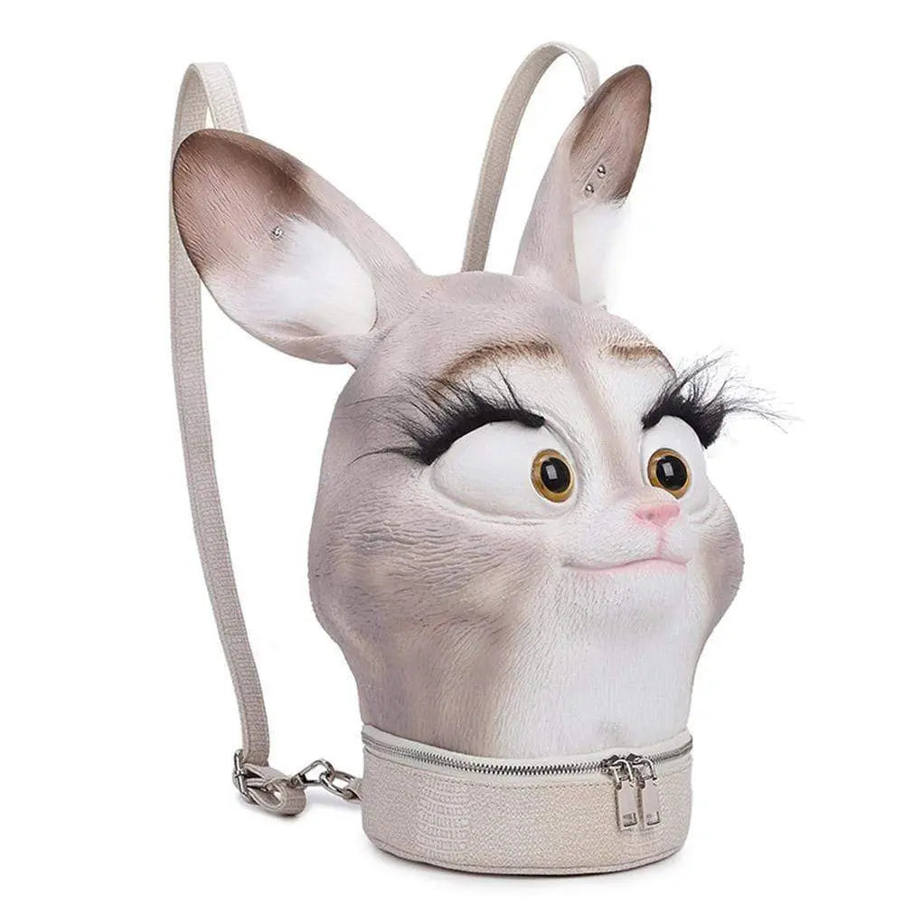 Cartoo Cute Rabbit Fashion Punk Backpack Gift Bags-2