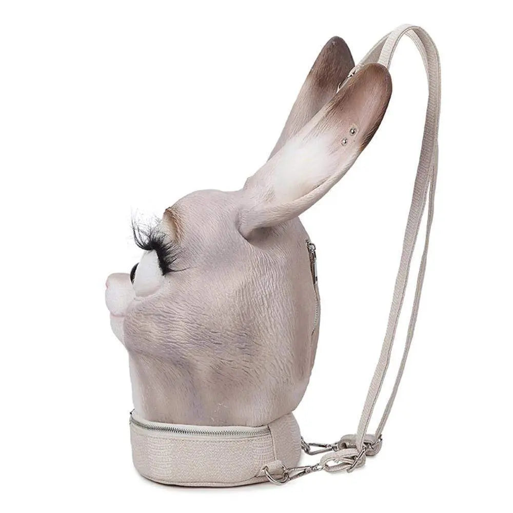 Cartoo Cute Rabbit Fashion Punk Backpack Gift Bags-4