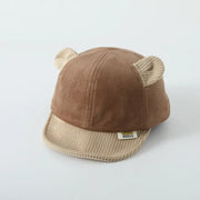 Cartoon Baby Hat Little Bear Hat Spring, Autumn, Winter Soft brim Duck Tongue Hat Baby Boys and Girls' Baseball Hat - Memoriex 