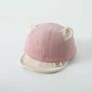 Cartoon Baby Hat Little Bear Hat Spring, Autumn, Winter Soft brim Duck Tongue Hat Baby Boys and Girls' Baseball Hat - Memoriex 