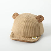 Cartoon Baby Hat Little Bear Hat Spring, Autumn, Winter Soft brim Duck Tongue Hat Baby Boys and Girls' Baseball Hat - Memoriex 