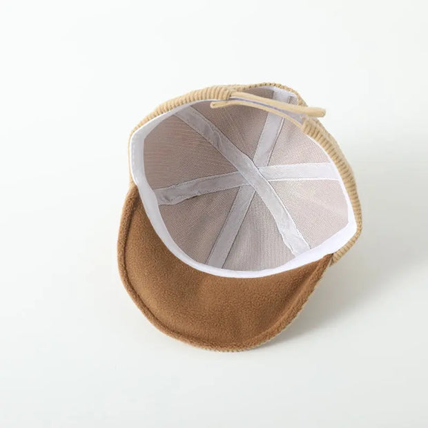 Cartoon Baby Hat Little Bear Hat Spring, Autumn, Winter Soft brim Duck Tongue Hat Baby Boys and Girls' Baseball Hat - Memoriex 