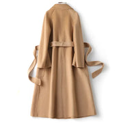 Cashmere Woollen Long coat | Fur Jackets Ladies | Trench coats - Memoriex 