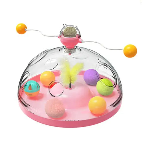 Cat Windmill Mint Toy Funny Cat Treasure Box Toy - Memoriex 