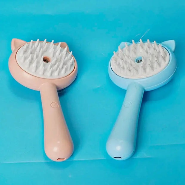 Cats Steamy Brush Pet Dog Brush Electric Spray Cat Hair Brushes Pet Grooming Massage Comb Hair Removal Pet Accessories - Memoriex 