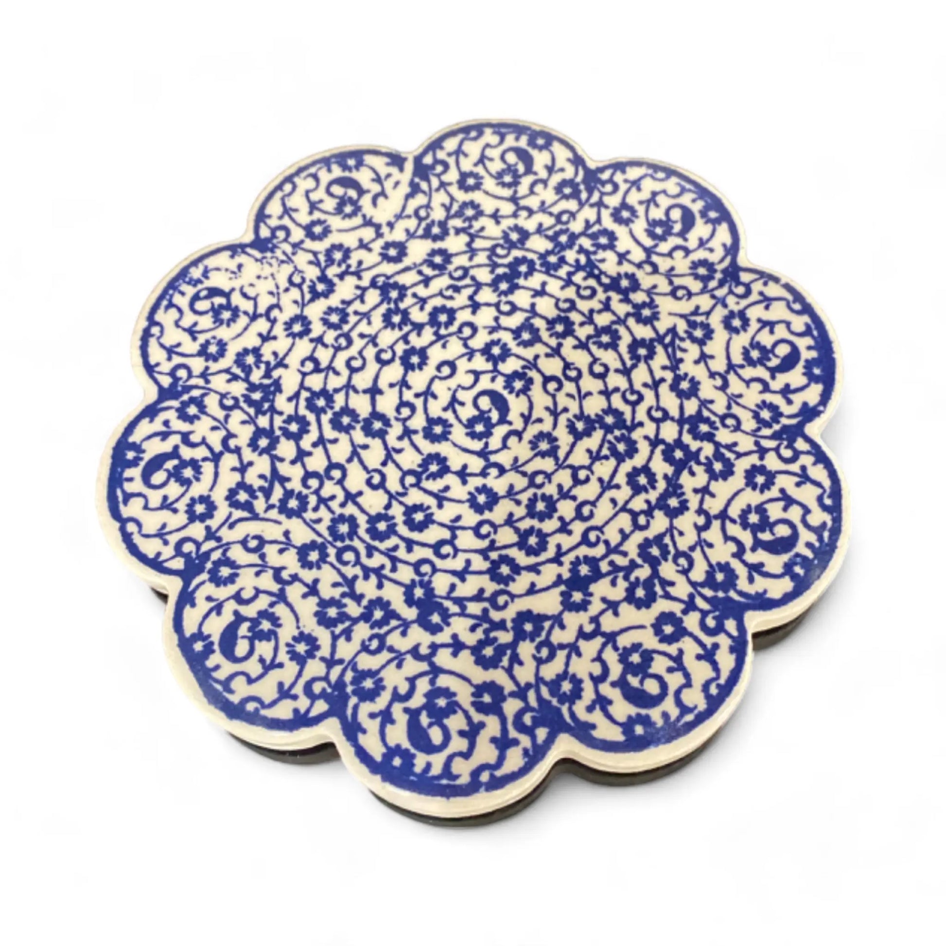 Ceramic Coaster Navy 11 cm - Memoriex 