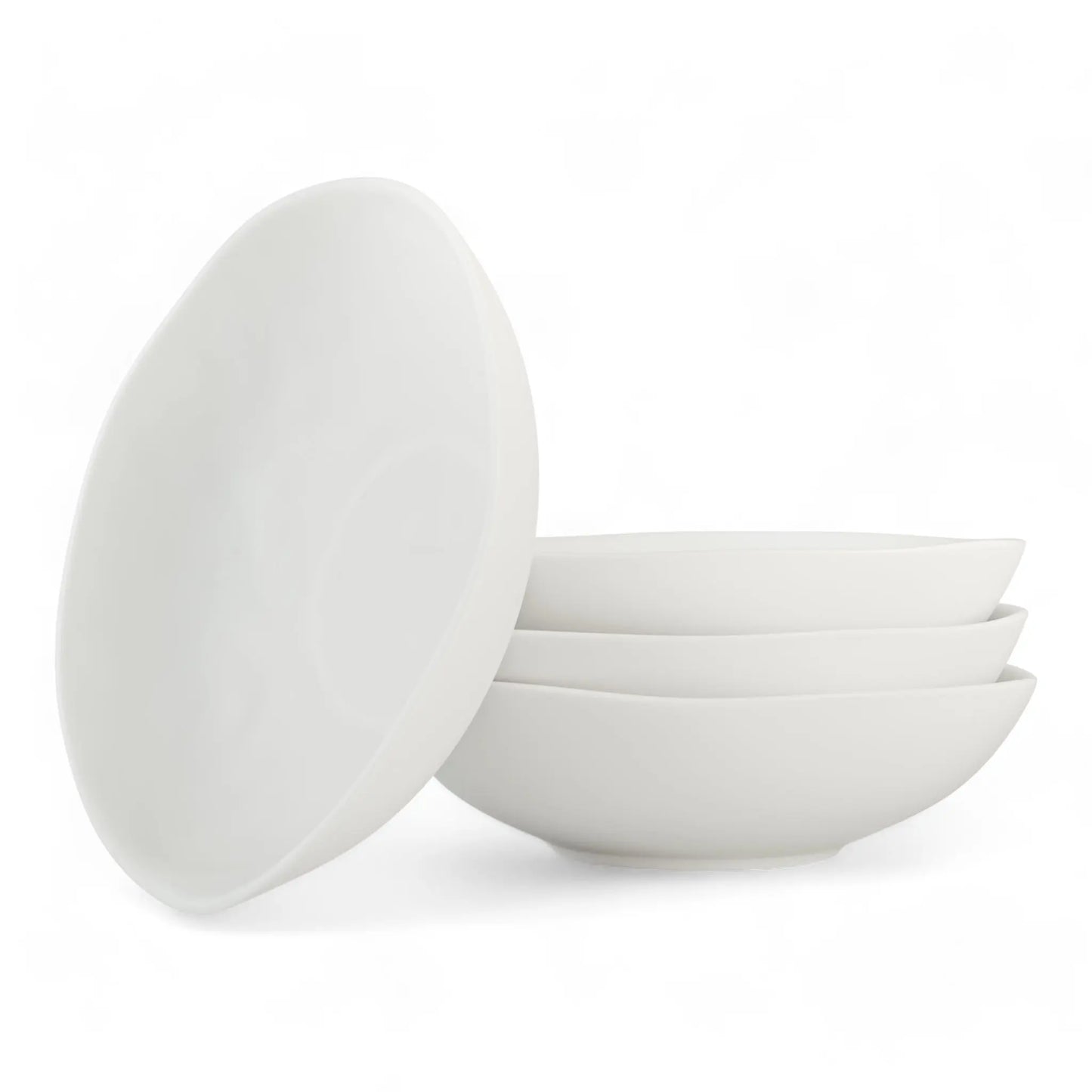 Ceramic Pasta Bowl Classical Alfa White 22cm-0