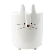 Ceramic Rabbit Planter Animals Rabbit 15cm - Memoriex 