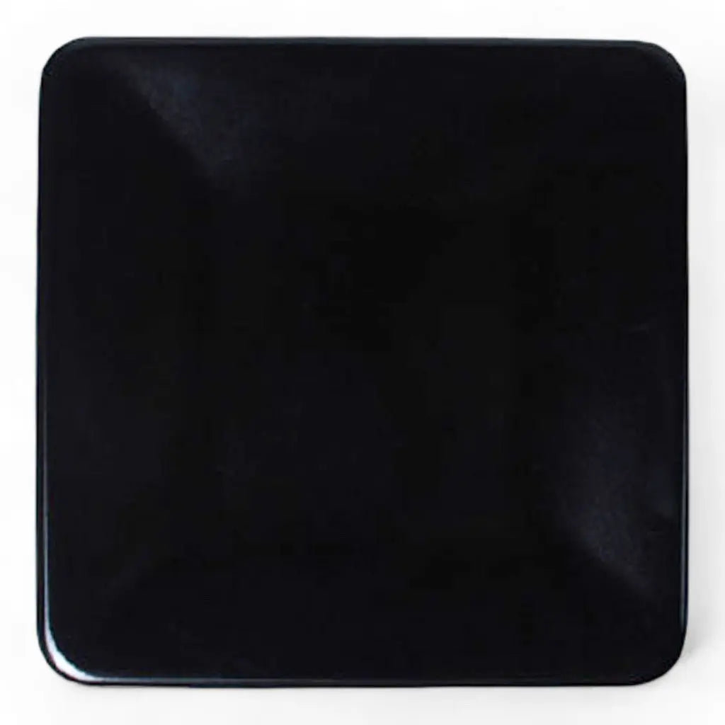 Ceramic Serving Plate&Platter Black Pearl Black 25x25cm - Memoriex 