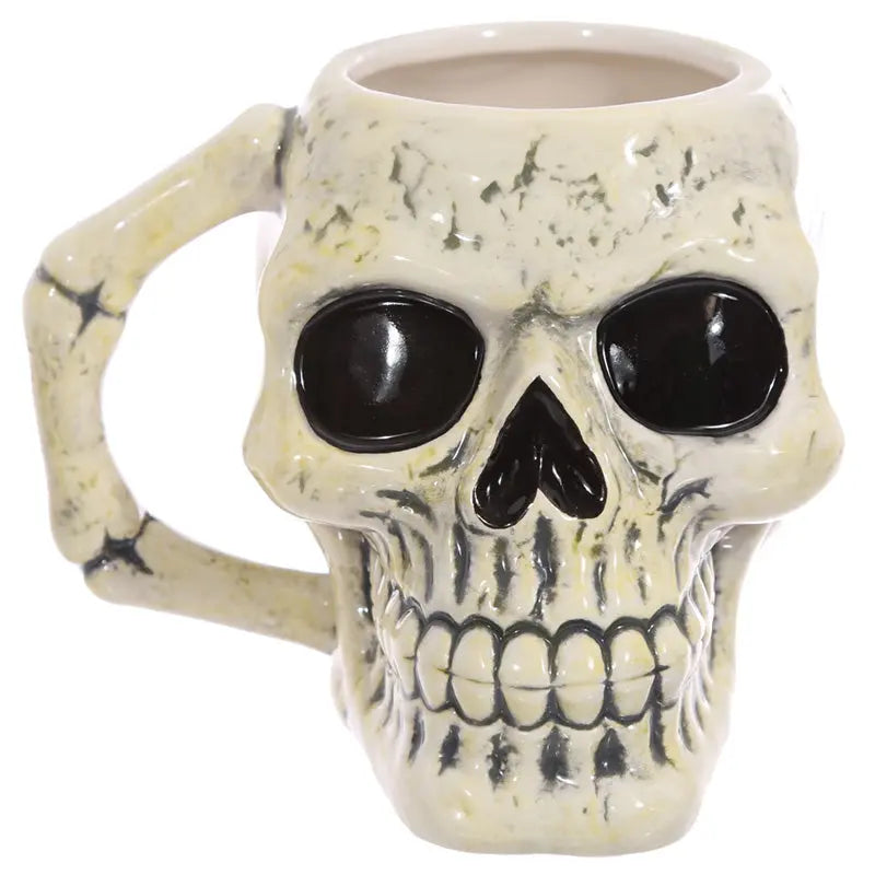 Ceramic Shaped Head Mug - Ancient Skull MUG217-0