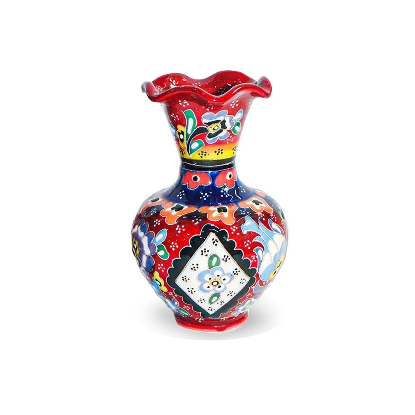 Ceramic Vase Tulip Red - Memoriex 