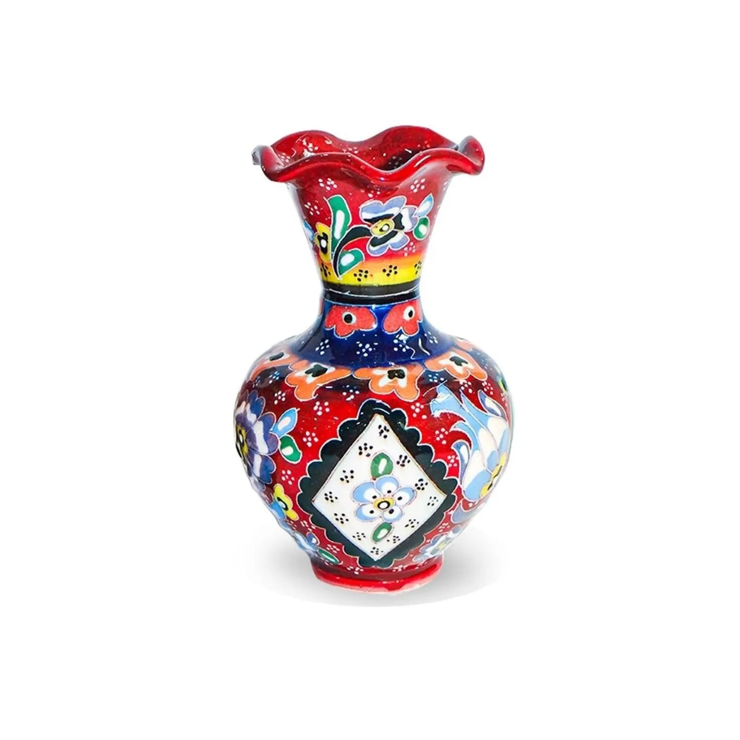 Ceramic Vase Tulip Red - Memoriex 