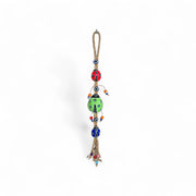 Ceramic Wall Decoration with Hanging Lady Bug Trio, Multicolour-2