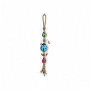 Ceramic Wall Decoration with Hanging Lady Bug Trio, Multicolour-4