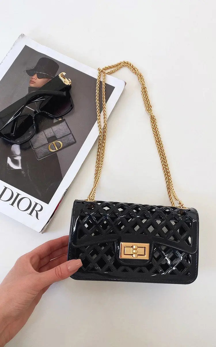 Chain Detail Handbag - Memoriex 