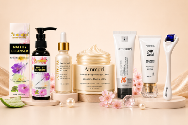 Complete Brightening Skincare & Beauty Set | Nourish, Treat & Glow | Ammuri-0