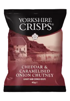 Cheddar & Caramelised Onion Chutney Crisps Packet-0