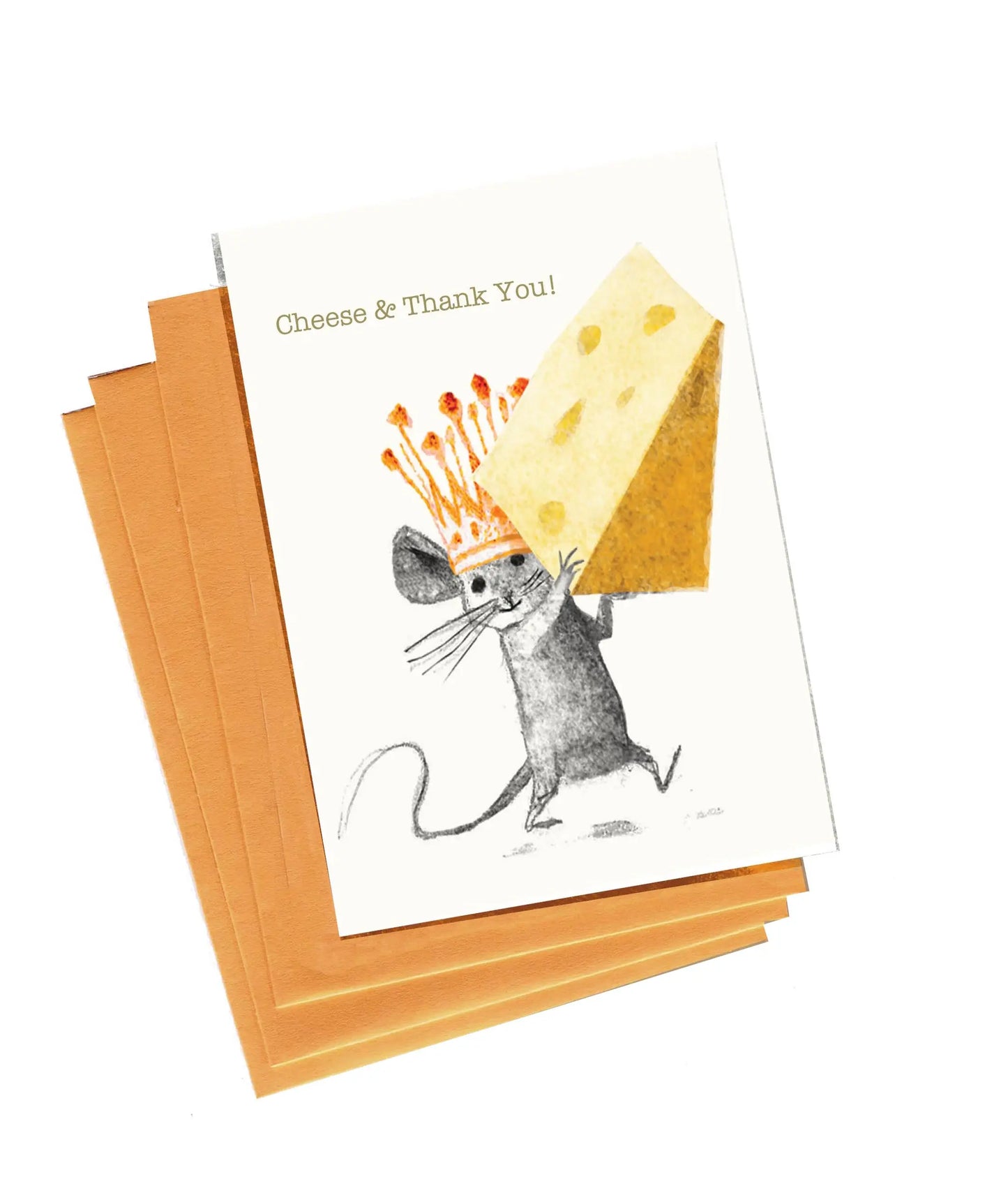 Cheese & Thank You Boxed Notes - Set of 8 Cards-1