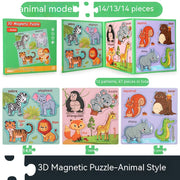 Children's Book Folding 3D Advanced Puzzle Magnetic - Memoriex 