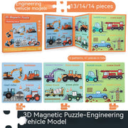 Children's Book Folding 3D Advanced Puzzle Magnetic - Memoriex 