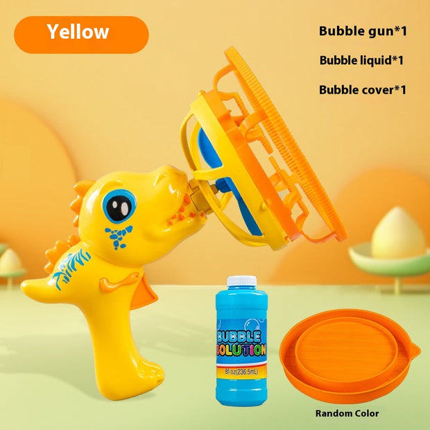 Children's Cartoon Dinosaur Automatic Bubble Blowing Toy - Memoriex 