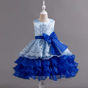 Children's Dress Bow Multi-layer Lace - Memoriex 