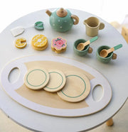 Children's Home Afternoon Tea Desserts Cake Sales Teapot Cups Tea Set Wooden Christmas Toys Gifts - Memoriex 