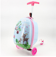 Children's trolley bag scooter trolley case suitcase luggage suitcase bag student trolley luggage box - Memoriex 