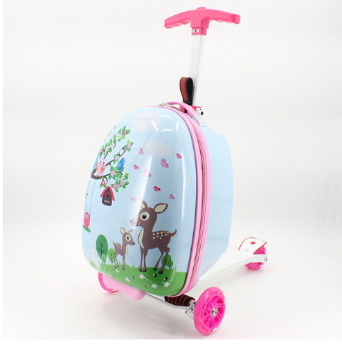 Children's trolley bag scooter trolley case suitcase luggage suitcase bag student trolley luggage box - Memoriex 