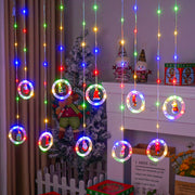 Christmas Curtain Lighting Chain Decoration - Memoriex 