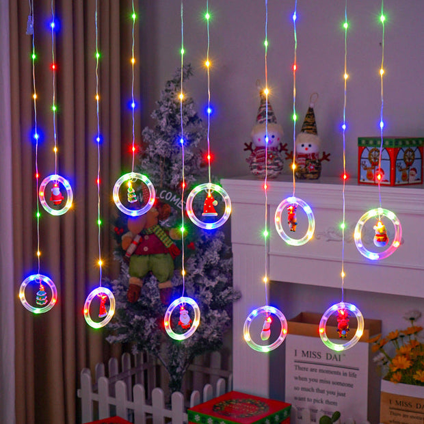 Christmas Curtain Lighting Chain Decoration - Memoriex 