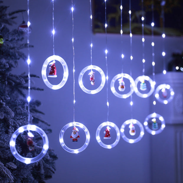 Christmas Curtain Lighting Chain Decoration - Memoriex 