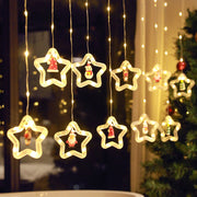 Christmas Curtain Lighting Chain Decoration - Memoriex 