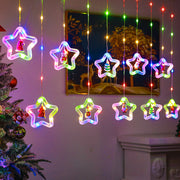 Christmas Curtain Lighting Chain Decoration - Memoriex 