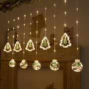 Christmas Curtain Lighting Chain Decoration - Memoriex 