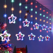 Christmas Curtain Lighting Chain Decoration - Memoriex 