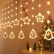Christmas Curtain Lighting Chain Decoration - Memoriex 