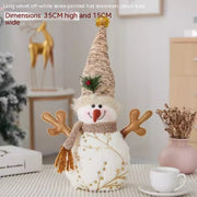 Christmas Decoration Old Man Snowman Alpaca - Memoriex 
