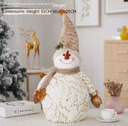 Christmas Decoration Old Man Snowman Alpaca - Memoriex 