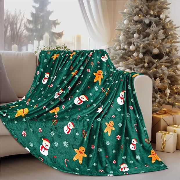 Christmas Flannel Blanket 3D Printing Nap Quilt - Memoriex 