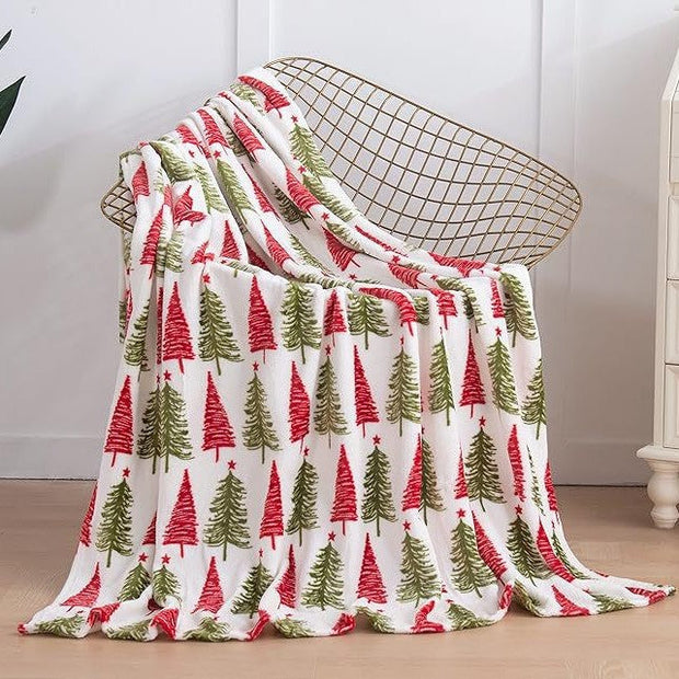 Christmas Flannel Blanket 3D Printing Nap Quilt - Memoriex 