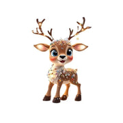 Christmas Reindeer Tree Decoration |  Acrylic Flat Hanging Ornament Home Decor Ready - Memoriex 