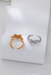 Christmas-themed Pearl Ring - Memoriex 