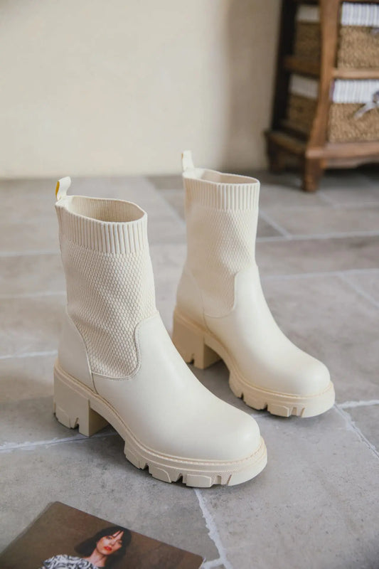 Chunky Sock Outsole  Boots - Memoriex 