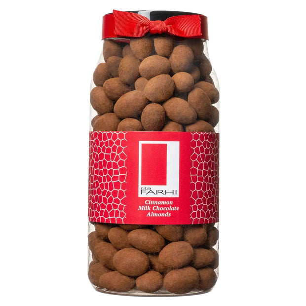 Cinnamon Dusted Milk Chocolate Coated Almonds, Palm Oil Free, 750g-0