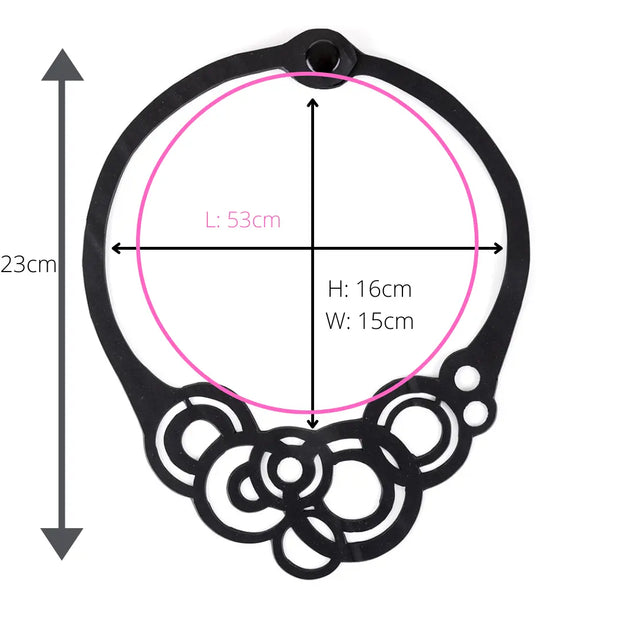 Circular Rubber Necklace - Memoriex 