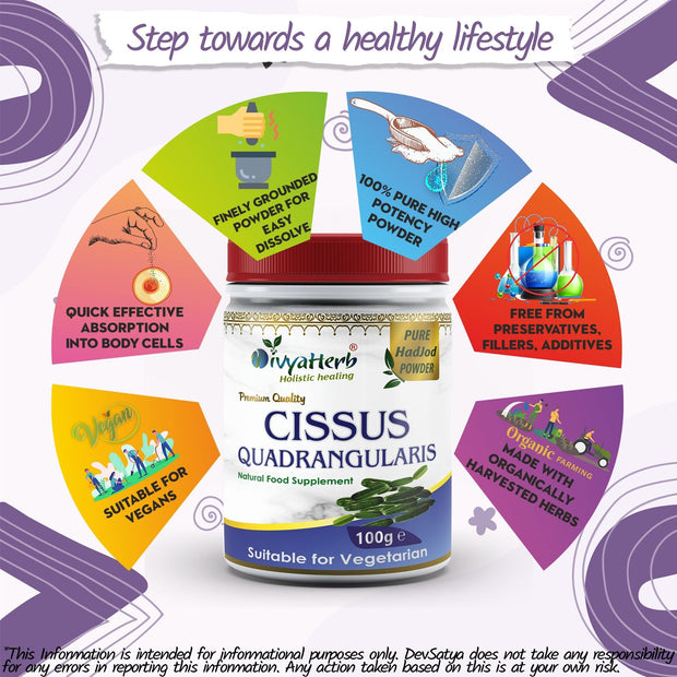 Cissus Quadrangularis Powder - Memoriex 