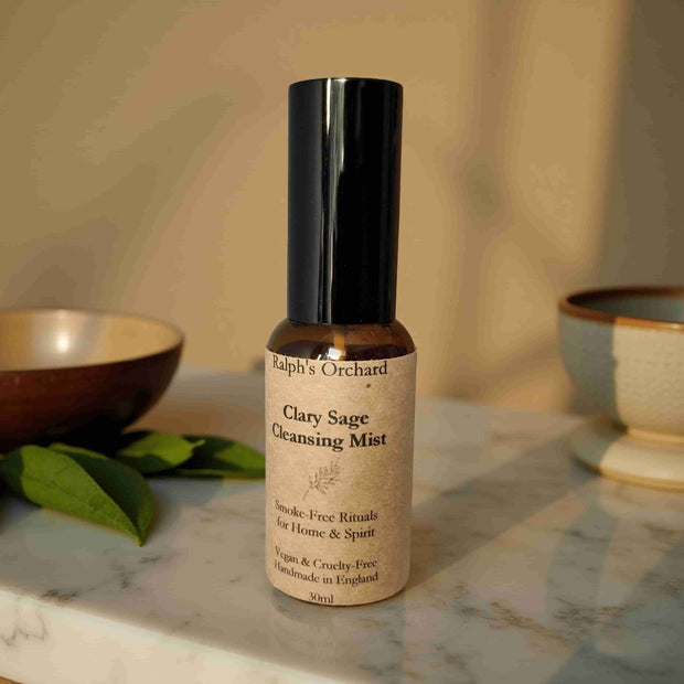 Clary Sage Cleansing Mist - Natural Smoke-Free Room Spray (30ml) - Memoriex 