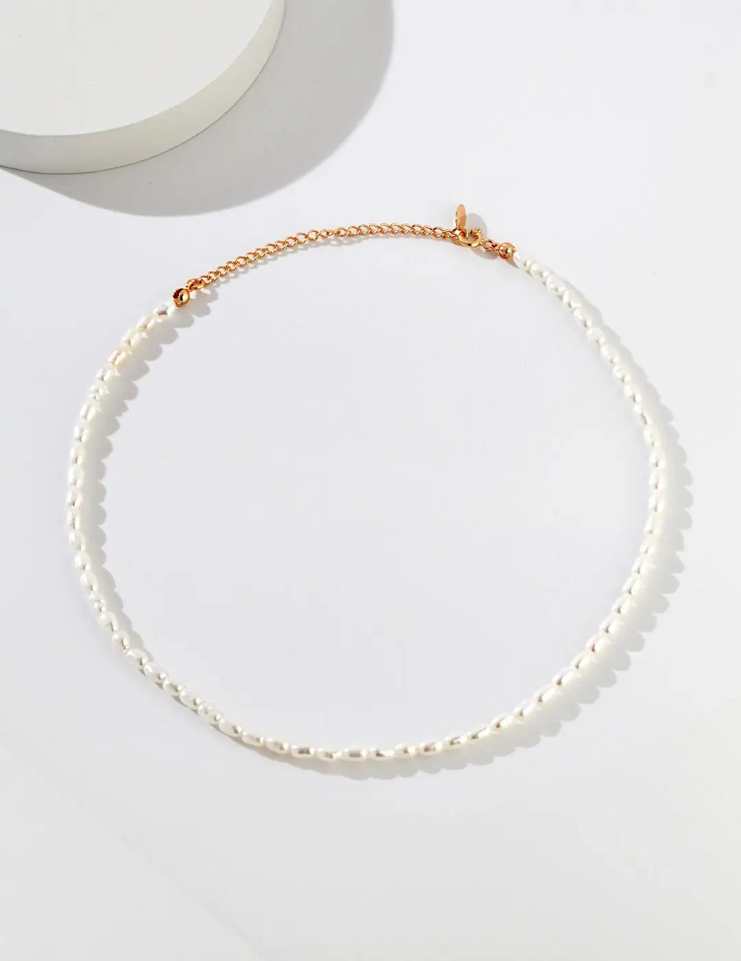 Classic Natural Rice Pearl Beads Necklace - Memoriex